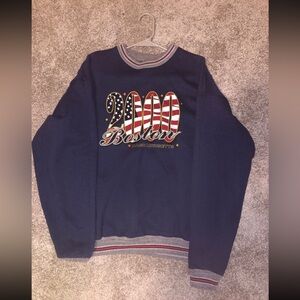 💙 Vintage 2000 Boston, Massachusetts Millennium Crewneck - XL